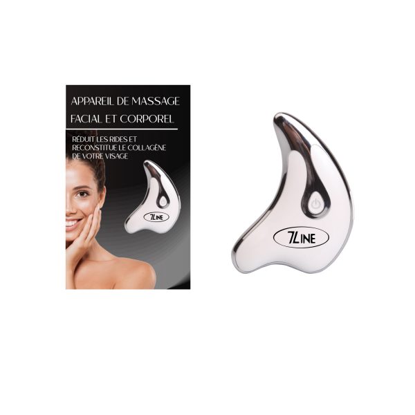 Appareil de massage facial et corporel - 7 line - vibrations soniques chaud ou froid – Image 2