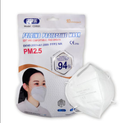 Masque De Protection FFP2 - Zhong Jian Le PM 2.5 -10 Unités