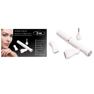 Rasoir électrique 4 en 1 - ​Coupe-sourcils,​ Tondeuse à barbe​, Rasoir corporel​, Pattes​ , Bikini - 7 line