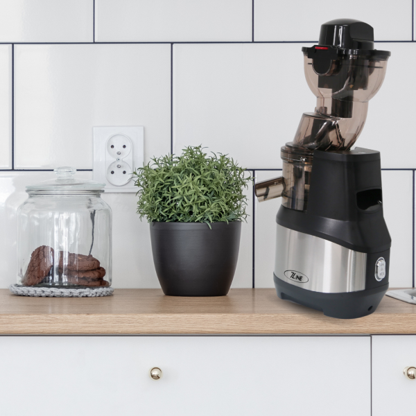 Extracteur de jus / Centrifugeuse Professionnelle 7Line - Compatible avec tous les fruits et légumes - Noir brillant – Image 9