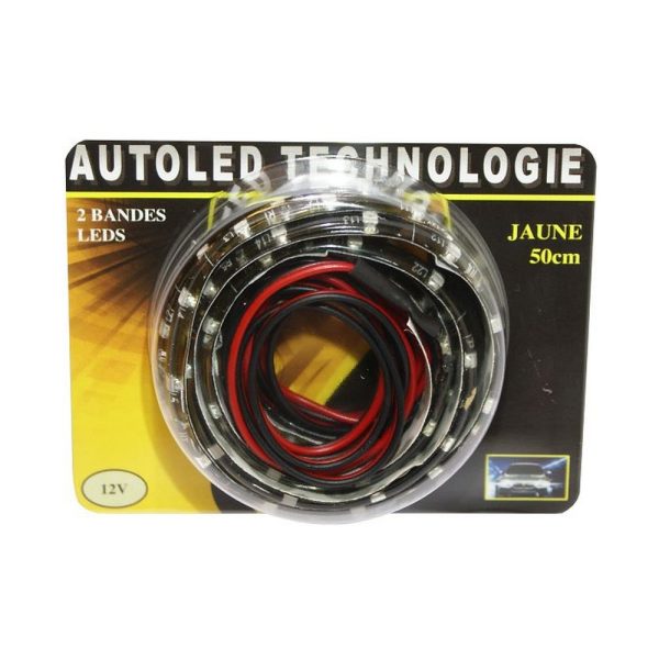 BANDES LEDS SOUPLES 50CM ORANGE-JAUNE AUTOLED® – Image 4