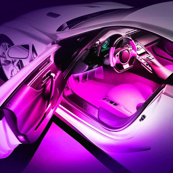 BANDES LEDS SOUPLES 50CM VIOLET FUCHSIA AUTOLED® – Image 2