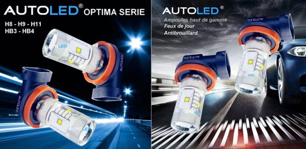 LED H11 6 LEDS HAUTE PUISSANCE BLANC AUTOLED® – Image 13