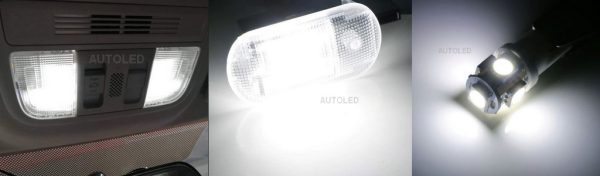 AMPOULES LED T10 (W5W) 5 LEDS / FEUX DE POSITION / PLAQUE / HABITACLE AUTOLED® – Image 28