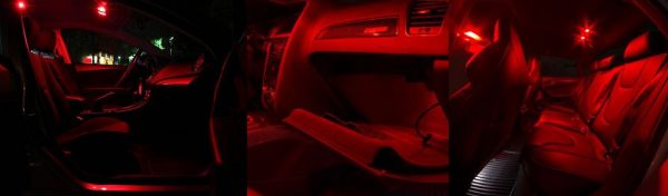 Ampoule LED W5W Rouge / LED T10 6 LEDS FISCHER ROUGE AUTOLED® – Image 12