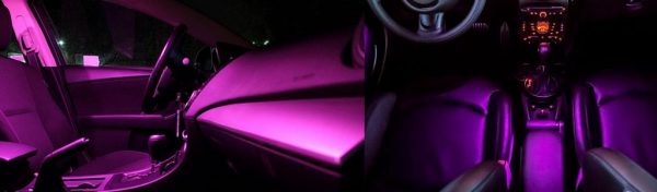 Ampoule LED W5W Violet / Fucshia / LED T10 Violet 5 LEDS AUTOLED® – Image 12
