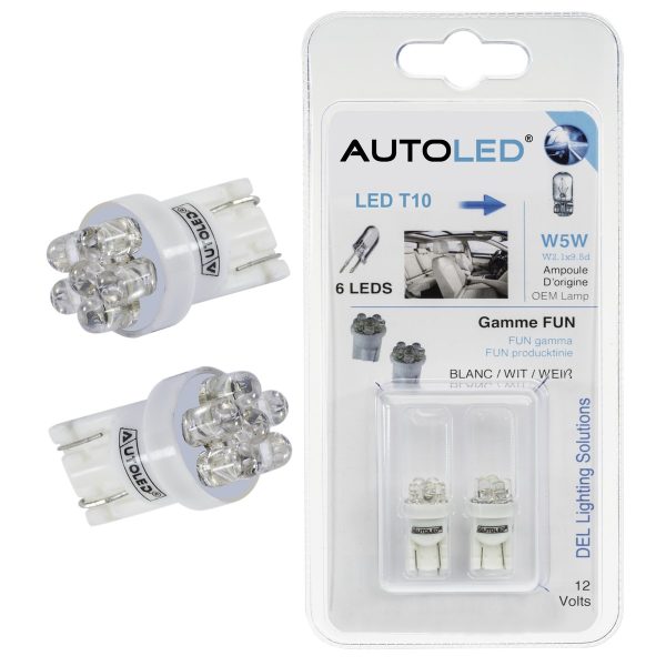 PACK P39 4 Ampoules LED / T10 (w5w) + navette C5W 36MM AUTOLED® – Image 15