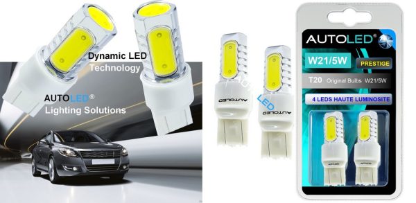 Ampoule LED W21/5W / 4 LEDS BLANC / LED T20 AUTOLED® – Image 12