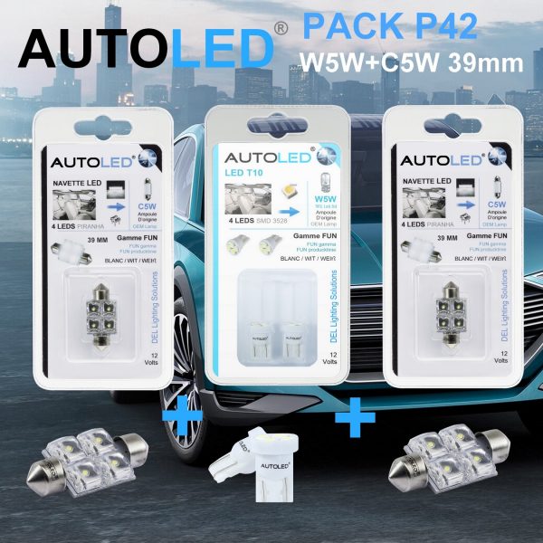 navette led 12v 39mm-2|ampoule c5w led 36mm