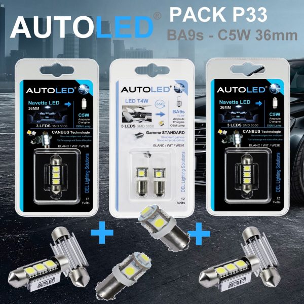 ampoule navette led 36mm autoled.0007-1|ampoule navette led 36mm anti erreur autoled pour votre auto|Offrez à votre auto l' ampoule LED C5W 36mm