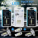 led c5w plafonnier