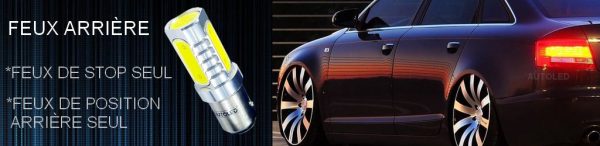 Ampoule LED W21W / 4 LEDS BLANC / LED T20 AUTOLED® – Image 12