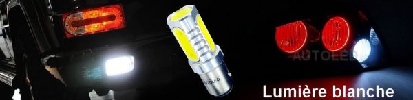 Ampoule LED W21W / 4 LEDS BLANC / LED T20 AUTOLED® – Image 11