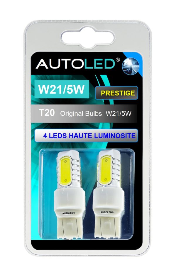 Ampoule LED W21/5W / 4 LEDS BLANC / LED T20 AUTOLED® – Image 7
