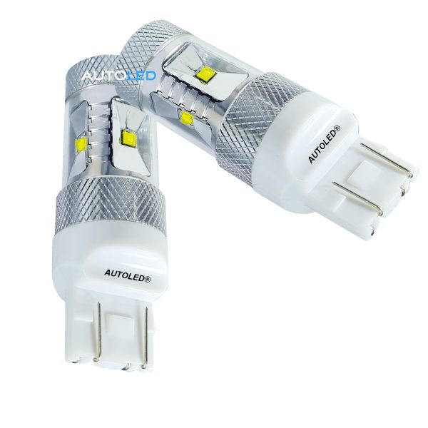 Ampoule LED W21/5W / 6 LEDS HAUTE PUISSANCE BLANC / LED T20 AUTOLED® – Image 3