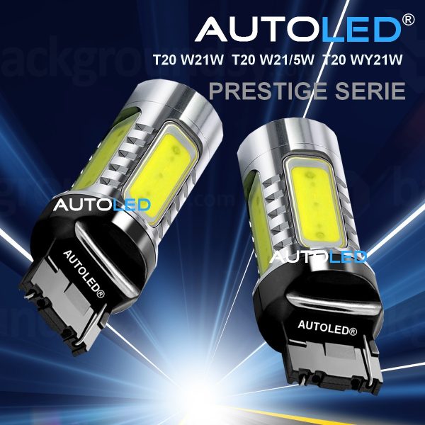 Ampoule LED W21W / 4 LEDS BLANC / LED T20 AUTOLED® – Image 2