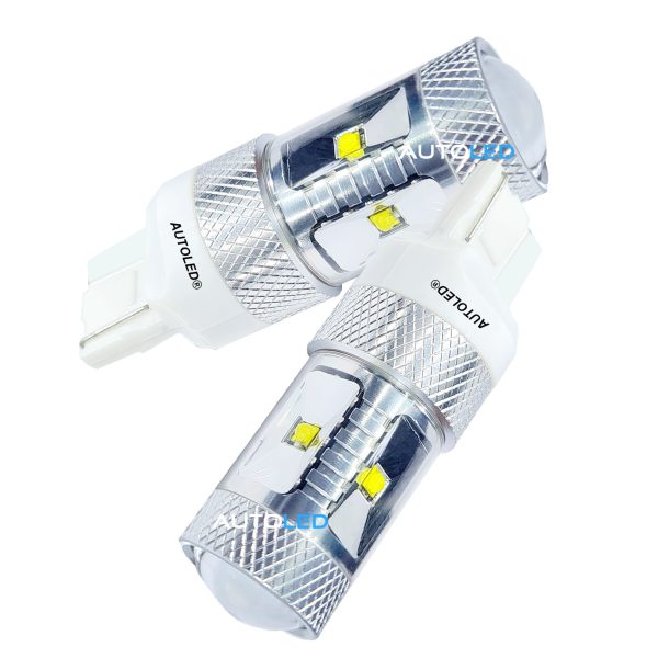 LED T20 W21W 6 LEDS HAUTE PUISSANCE BLANC AUTOLED® – Image 4