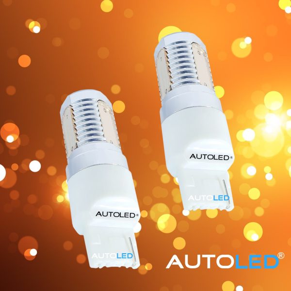 Ampoule LED WY21W Orange / 4 LEDS / LED T20 W21W AUTOLED® – Image 5