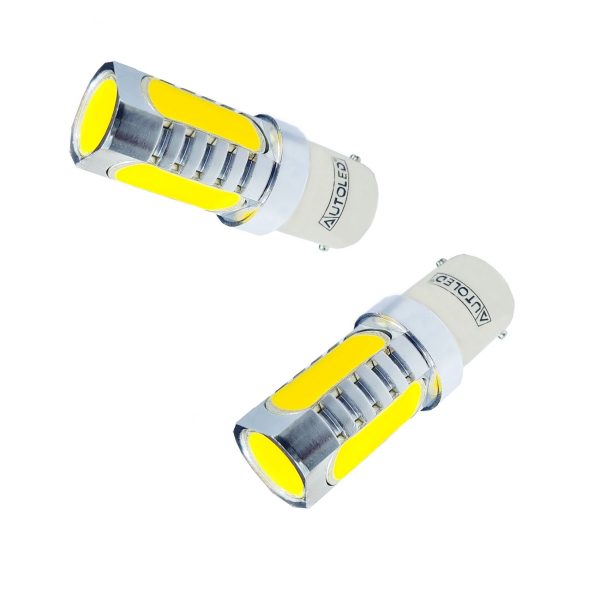 Ampoule LED P21W Clignotant / 4 LEDS ORANGE / BA15s AUTOLED® – Image 4