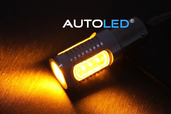 Ampoule LED P21W Clignotant / 4 LEDS ORANGE / BA15s AUTOLED® – Image 6
