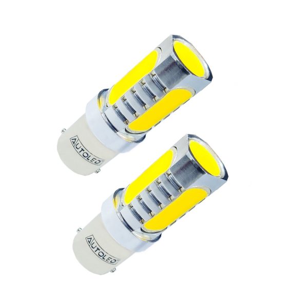 Ampoule LED P21W Clignotant / 4 LEDS ORANGE / BA15s AUTOLED® – Image 5