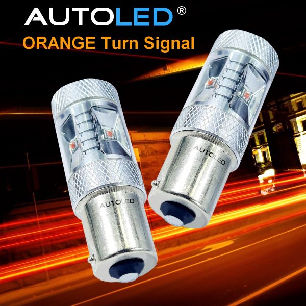 LED P21W 6 LEDS HAUTE PUISSANCE ORANGE AUTOLED® – Image 2