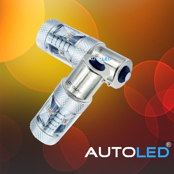 LED P21W 6 LEDS HAUTE PUISSANCE ORANGE AUTOLED® – Image 3
