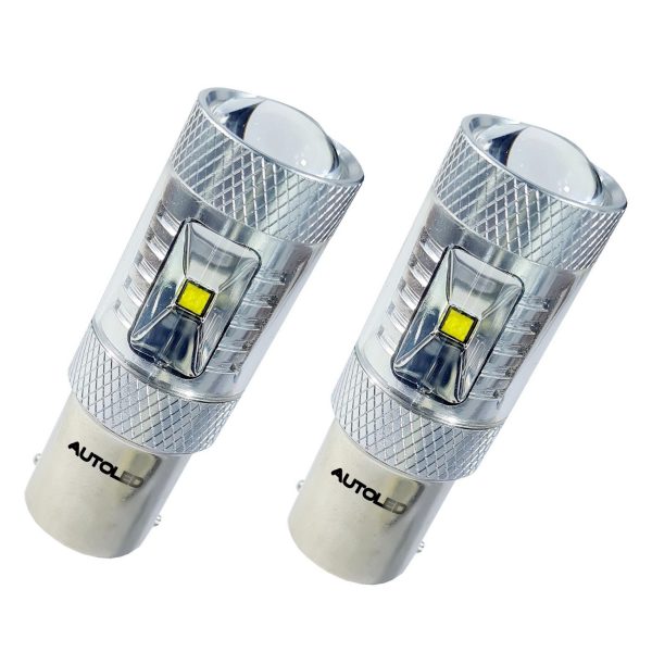 LED PY21W 6 LEDS HAUTE PUISSANCE BLANC AUTOLED® – Image 5