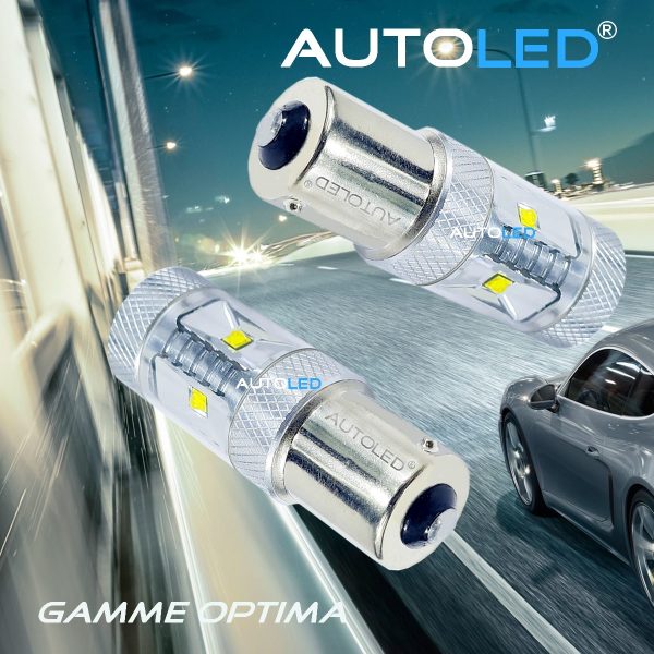 LED PY21W 6 LEDS HAUTE PUISSANCE BLANC AUTOLED® – Image 7