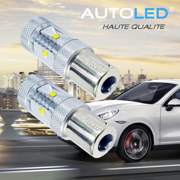 LED PY21W 6 LEDS HAUTE PUISSANCE BLANC AUTOLED® – Image 8