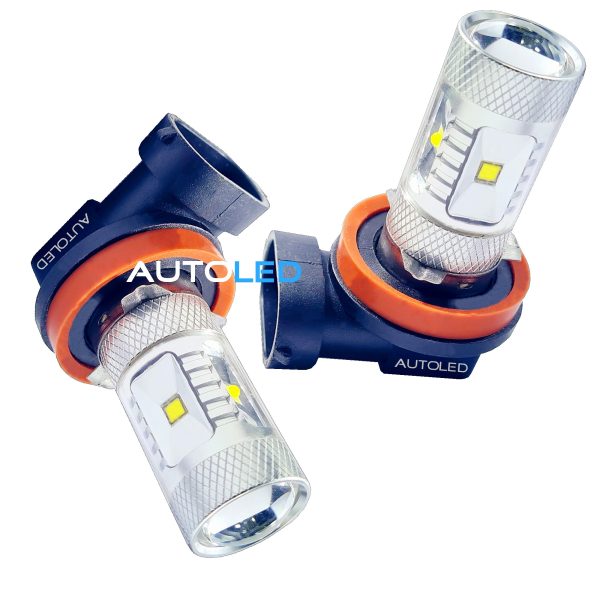 LED H11 6 LEDS HAUTE PUISSANCE BLANC AUTOLED® – Image 11