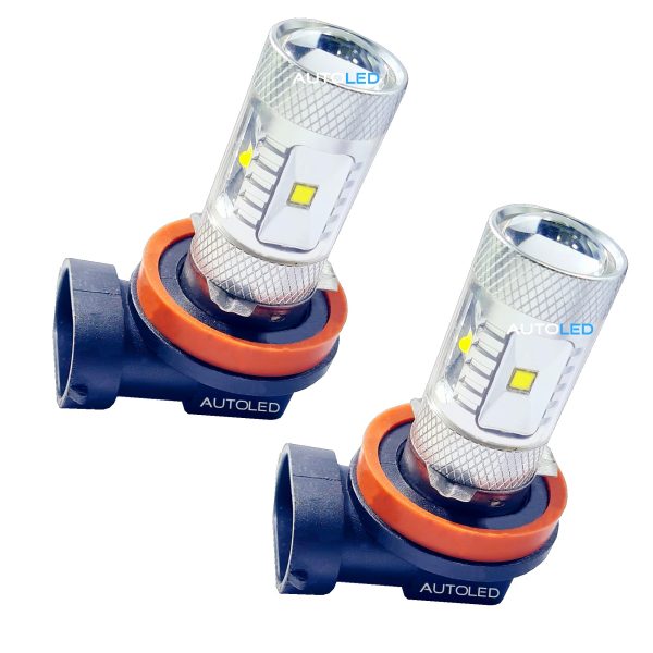 LED H11 6 LEDS HAUTE PUISSANCE BLANC AUTOLED® – Image 5