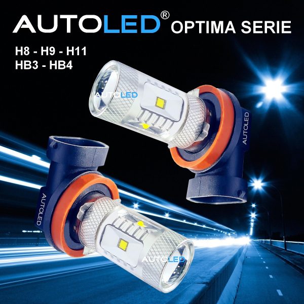 LED H11 6 LEDS HAUTE PUISSANCE BLANC AUTOLED® – Image 2