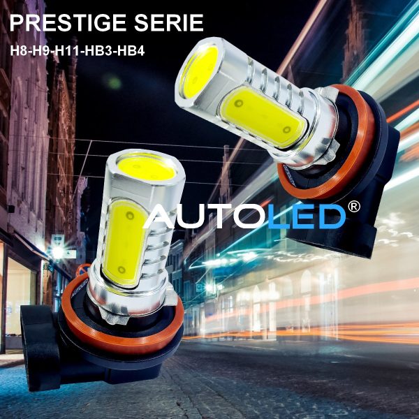 LED H9 4 LEDS COB BLANC AUTOLED® – Image 2