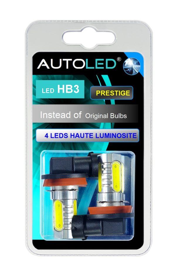 LED H9 4 LEDS COB BLANC AUTOLED® – Image 8