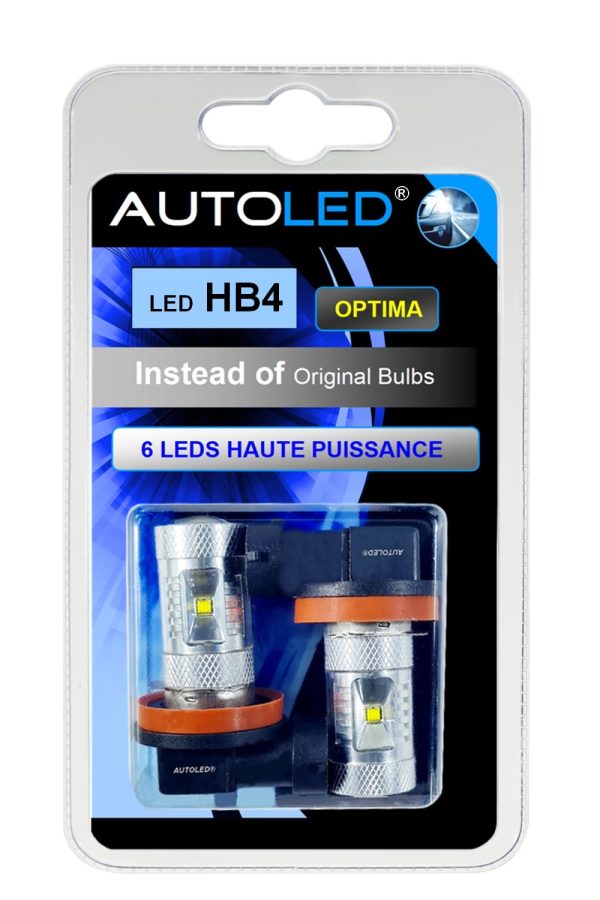 LED HB4 6 LEDS HAUTE PUISSANCE BLANC AUTOLED® – Image 10