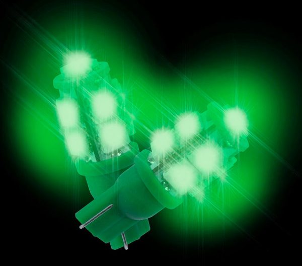 ampoule led w5w vert-6||ampoule w5w vert