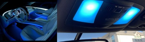 ampoule led t10 bleu