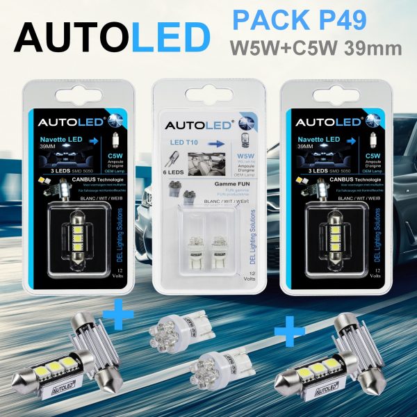 led c5w plafonnier