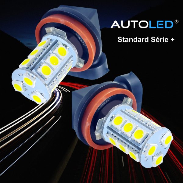 LED H8 18 SMD 5050 BLANC AUTOLED® – Image 5