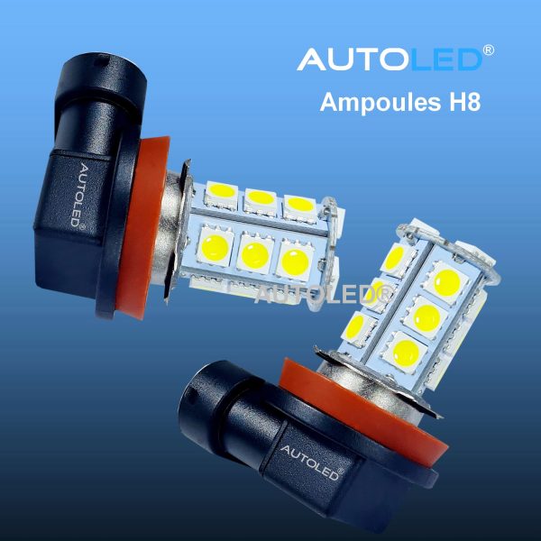 LED H11 18 SMD 5050 BLANC AUTOLED® – Image 5