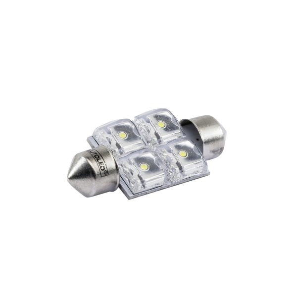 AMPOULE C5W LED 39MM / NAVETTE LED 12V 39MM / 4 LEDS / HABITACLE BLANC AUTOLED® – Image 15