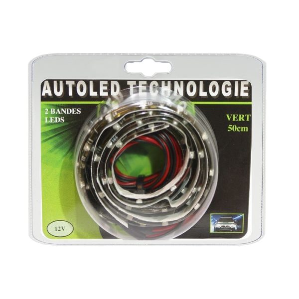 BANDES LEDS SOUPLES 50CM VERT AUTOLED® – Image 4
