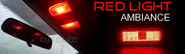Ampoule LED W5W Rouge / LED T10 6 LEDS FISCHER ROUGE AUTOLED® – Image 14