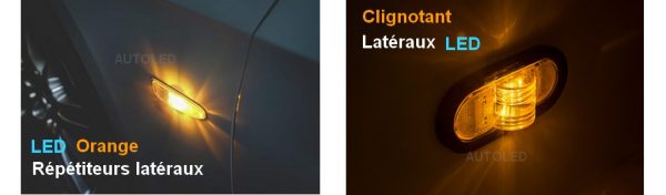Ampoule LED W5W Orange / LED T10 Orange / 5 LEDS AUTOLED® – Image 10