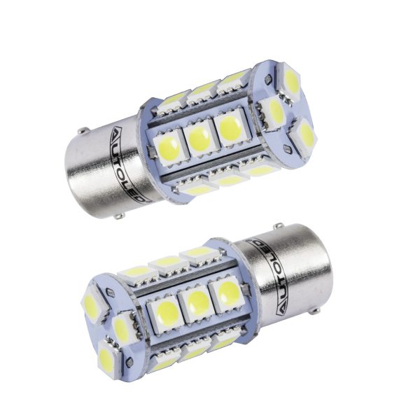 Ampoule LED PY21W / 18 LEDS BLANC / Ampoule LED BAU15s AUTOLED® – Image 5