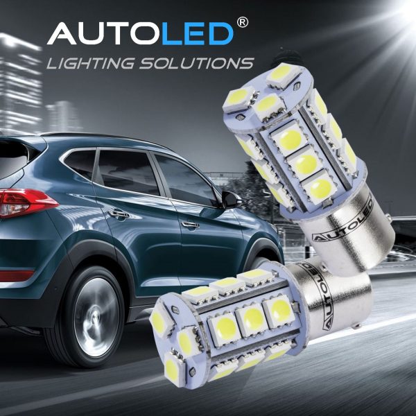 Ampoule LED PY21W / 18 LEDS BLANC / Ampoule LED BAU15s AUTOLED® – Image 4
