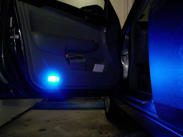 ampoule w5w led bleu