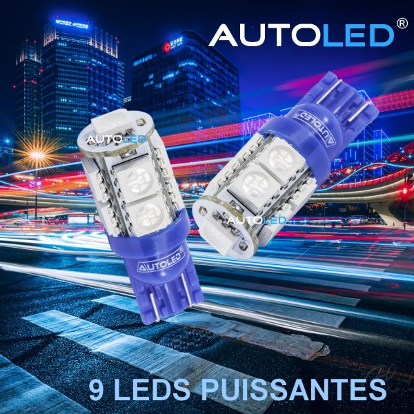 ampoule led bleu voiture