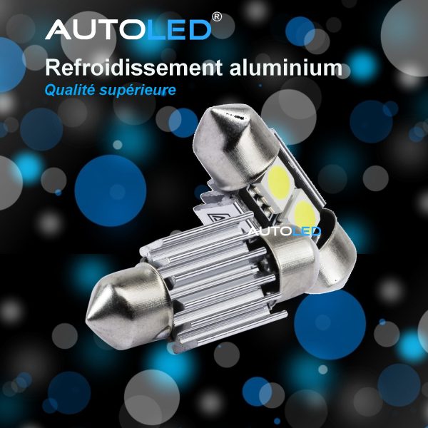 ampoule navette 31mm anti erreur